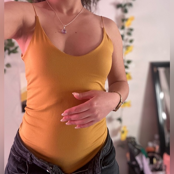 Gaze Mustard/dark yellow Bodysuit - Picture 3 of 6